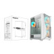 Кутия Gigabyte C301 WHITE V2, TG, Mid-Tower Кутия Gigabyte C301 WHITE V2, TG, Mid-Tower