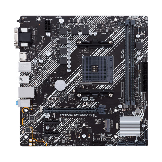 Motherboard ASUS PRIME B450M-K II, AM4, DDR4 Motherboard ASUS PRIME B450M-K II, AM4, DDR4