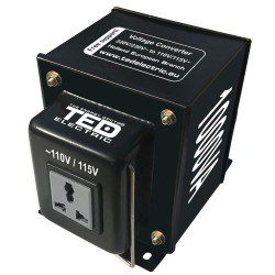 TED ELECTRIC voltage converter  220V / 110V  Up / Down  1000VA  TED003645