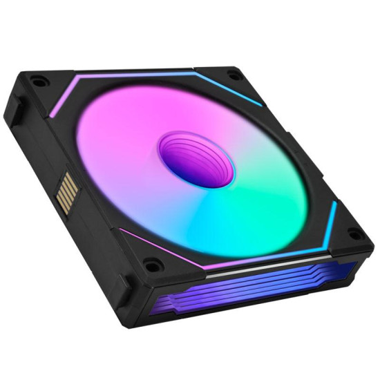 Вентилатор Lian-Li UNI SL-INF Reverse Blade, 120 мм, ARGB PWM, Черен Вентилатор Lian-Li UNI SL-INF Reverse Blade, 120 мм, ARGB PWM, Черен