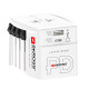 World Adapter SKROSS AC65PD, USB-A, USB-C, 1.302976 World Adapter SKROSS AC65PD, USB-A, USB-C, 1.302976