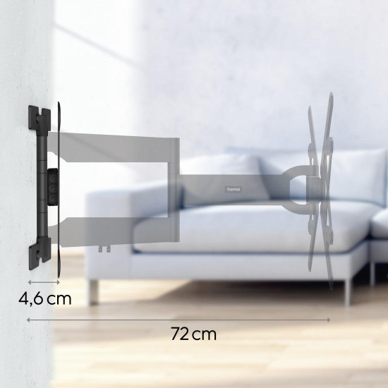 Стенна стойка за OLED TV FULLMOTION, 165 см (65