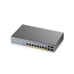 Switch 8-port ZyXEL GS1350-12HP, 12-ports, Gigabit, Управляем, PoE 130W Switch 8-port ZyXEL GS1350-12HP, 12-ports, Gigabit, Управляем, PoE 130W