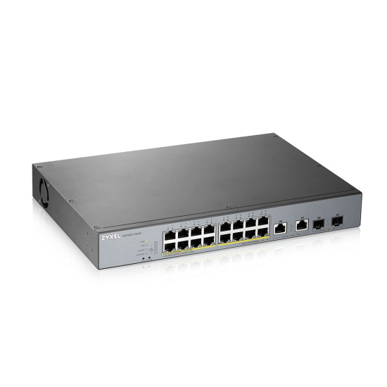 Суич ZyXEL GS1350-18HP, 18-портов, Gigabit, Управляем, PoE 250W Суич ZyXEL GS1350-18HP, 18-портов, Gigabit, Управляем, PoE 250W