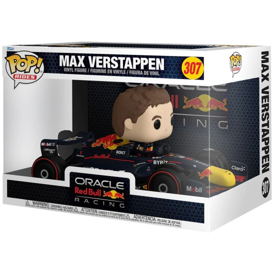 Funko Pop! Rides Super Deluxe: Formula 1 Oracle Red Bull Racing - Max Verstappen #307
