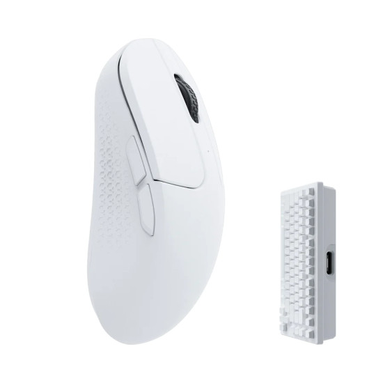 Геймърска Безжична мишка Keychron M3 Mini 4000Hz, Matte White Геймърска Безжична мишка Keychron M3 Mini 4000Hz, Matte White