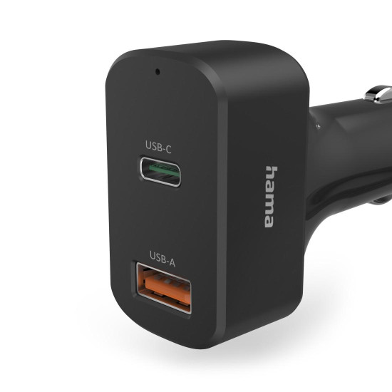Hama Universal USB-C Car Notebook Power Supp. Unit, (PD), 5-20V/65W, 200018 Hama Universal USB-C Car Notebook Power Supp. Unit, (PD), 5-20V/65W, 200018