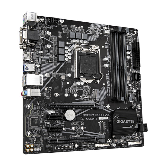 Motherboard GIGABYTE B560M DS3H V3, socket 1200, mATX 4xDDR4 Motherboard GIGABYTE B560M DS3H V3, socket 1200, mATX 4xDDR4