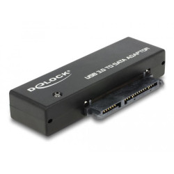 Конвертор Delock, SuperSpeed USB 5 Gbps (USB 3.2 Gen 1) - SATA 6 Gbps, Вкл. захранване Конвертор Delock, SuperSpeed USB 5 Gbps (USB 3.2 Gen 1) - SATA 6 Gbps, Вкл. захранване