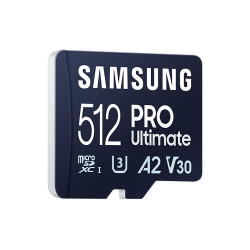 Memory card Samsung PRO Ultimate microSD Card (2023), 512GB, Adapter