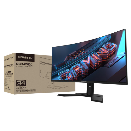 Gaming Monitor Gigabyte GS34WQC, 34