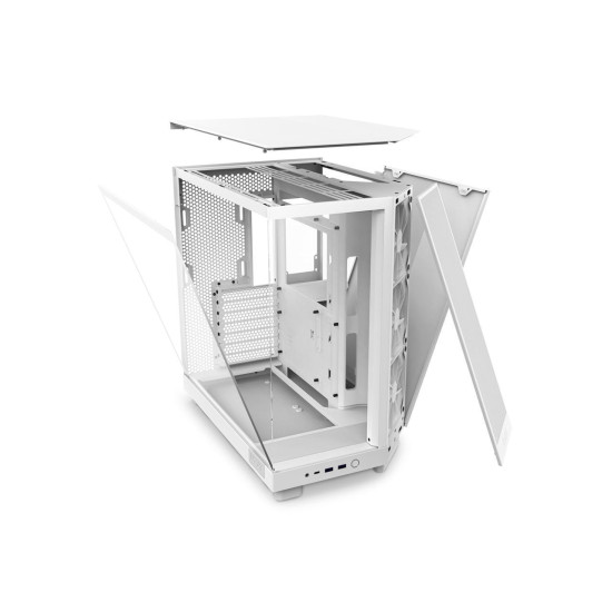 Case NZXT H6 Flow Matte White - Middle Tower Case NZXT H6 Flow Matte White - Middle Tower