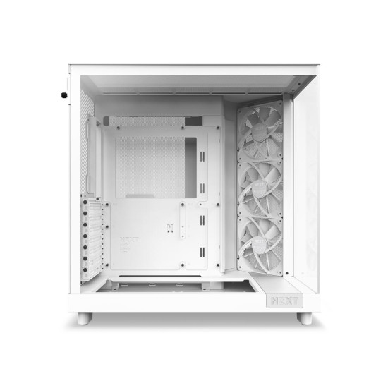 Case NZXT H6 Flow Matte White - Middle Tower Case NZXT H6 Flow Matte White - Middle Tower