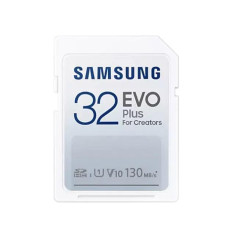 Memory card Samsung EVO Plus SD Card (2021), 32GB, White Memory card Samsung EVO Plus SD Card (2021), 32GB, White