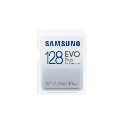 Memory card Samsung EVO Plus SD Card (2021), 128GB, White Memory card Samsung EVO Plus SD Card (2021), 128GB, White