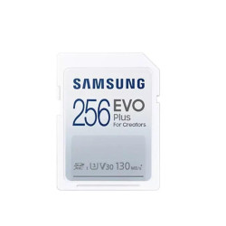 Memory card Samsung EVO Plus SD Card (2021), 256GB, White Memory card Samsung EVO Plus SD Card (2021), 256GB, White