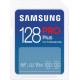 Memory card Samsung PRO Plus SD Card (2023), 128GB, USB reader, White Memory card Samsung PRO Plus SD Card (2023), 128GB, USB reader, White