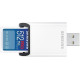 Memory card Samsung PRO Plus SD Card (2023), 512GB, USB reader, White Memory card Samsung PRO Plus SD Card (2023), 512GB, USB reader, White