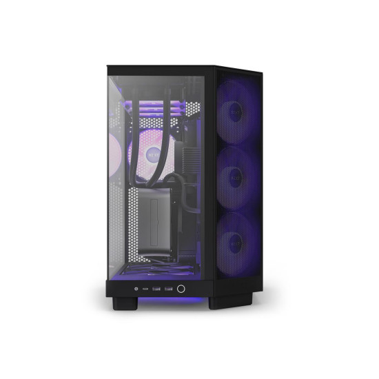 Кутия NZXT H6 Flow RGB Matte Black - Middle Tower Кутия NZXT H6 Flow RGB Matte Black - Middle Tower