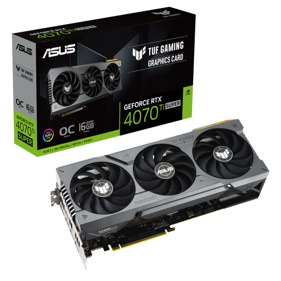 Видео карта ASUS TUF GAMING RTX 4070 TI SUPER OC 16GB GDDR6X Видео карта ASUS TUF GAMING RTX 4070 TI SUPER OC 16GB GDDR6X
