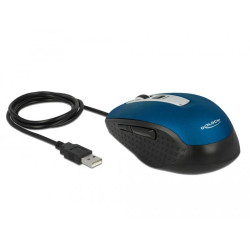 Delock Optical 5-button Mouse USB Type-A blue