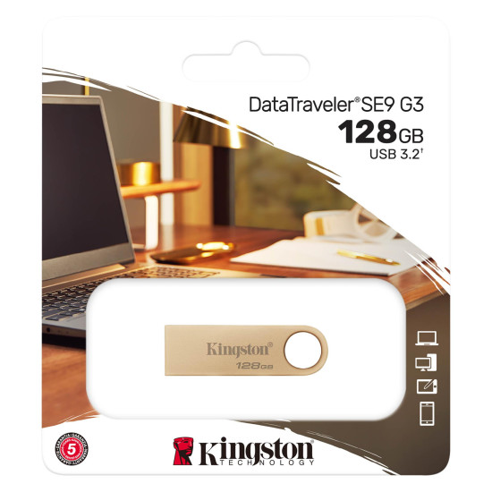 USB stick KINGSTON DataTraveler SE9 G3, 128GB, USB 3.2 Gen 1 USB stick KINGSTON DataTraveler SE9 G3, 128GB, USB 3.2 Gen 1