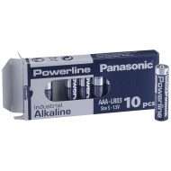 Alkaline Battery LR03 1,5V AAA  10pk  INDUSTRIAL Powerline  PANASONIC  Alkaline Battery LR03 1,5V AAA  10pk  INDUSTRIAL Powerline  PANASONIC