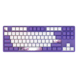 Gaming Mechanical Keyboard Dark Project 87 Violet Horizons RGB TKL - G3MS Sapphire Switches, ABS Gaming Mechanical Keyboard Dark Project 87 Violet Horizons RGB TKL - G3MS Sapphire Switches, ABS