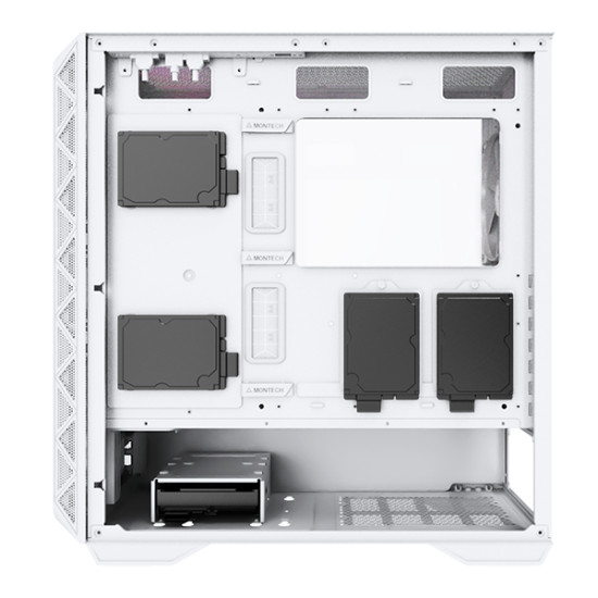 Кутия MONTECH AIR 903 BASE, TG, Mid-Tower, Бяла Кутия MONTECH AIR 903 BASE, TG, Mid-Tower, Бяла