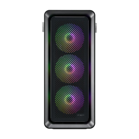 Кутия FSP CUT593, ATX, Ultra-Tower, Type-C, 4 x ARGB 140mm, Черна Кутия FSP CUT593, ATX, Ultra-Tower, Type-C, 4 x ARGB 140mm, Черна
