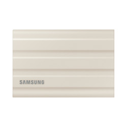 External SSD Samsung T7 Shield, 1TB USB-C, Moonrock Beige