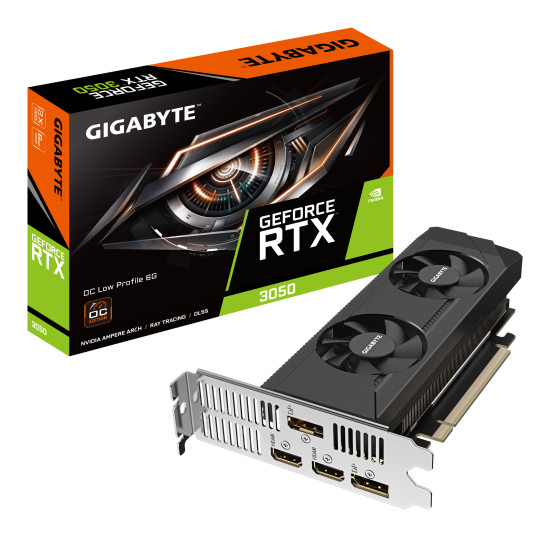 Graphic card GIGABYTE RTX 3050 OC Low Profile 6GB GDDR6 Graphic card GIGABYTE RTX 3050 OC Low Profile 6GB GDDR6