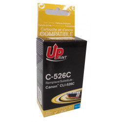 Ink cartridge UPRINT CLI526 CANON, WITH CHIP, Cyan