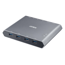 KVM switch ATEN US3311, 2-ports, 4K, DisplayPort, USB-C, (Supports up to 8K)