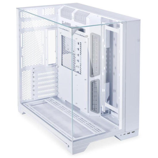 Кутия Lian Li O11 Vision Mid-Tower, Tempered Glass, Бял Кутия Lian Li O11 Vision Mid-Tower, Tempered Glass, Бял