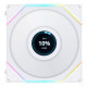 Комплект 3 броя Вентилатор Lian Li UNI FAN TL Reverse LCD 120mm - White Комплект 3 броя Вентилатор Lian Li UNI FAN TL Reverse LCD 120mm - White