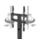 Hama TV Stand, 140 cm (55 Hama TV Stand, 140 cm (55