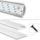 Канал PVC за скриване на кабел-100х7х2,1 см, 220894 Канал PVC за скриване на кабел-100х7х2,1 см, 220894