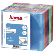 Slim CD кутийки за дискове Hama, опаковка от 25 бр, 51166 Slim CD кутийки за дискове Hama, опаковка от 25 бр, 51166