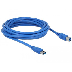 Delock Cable USB-A - USB-B, 5m