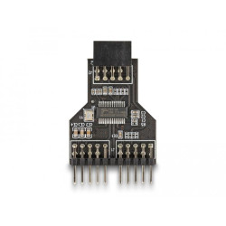 Хъб Delock USB 2.0 9-Pin женско към Две 9-Pin мъжко Хъб Delock USB 2.0 9-Pin женско към Две 9-Pin мъжко