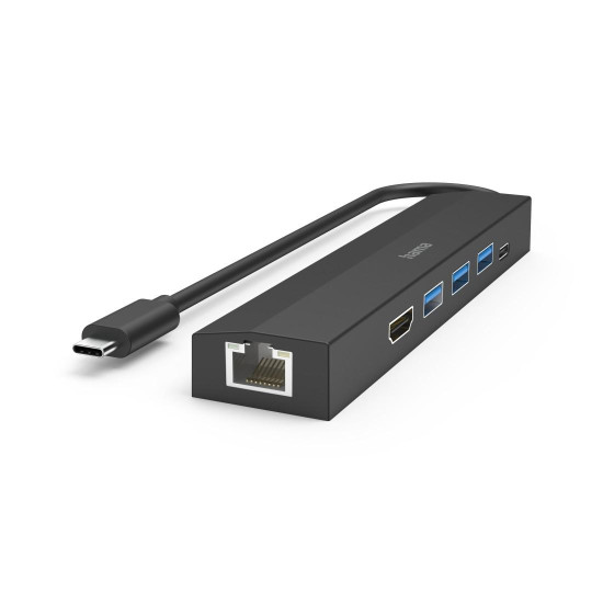Hama USB-C Hub, Multiport, 6 Ports, 200144 Hama USB-C Hub, Multiport, 6 Ports, 200144