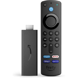 Fire TV Stick streaming device, Wi-Fi 6, Alexa Voice Remote