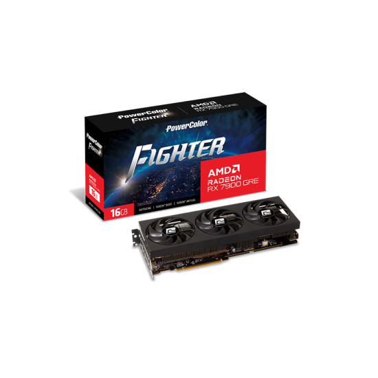 Видео карта Powercolor Figther RX 7900 GRE 16GB GDDR6