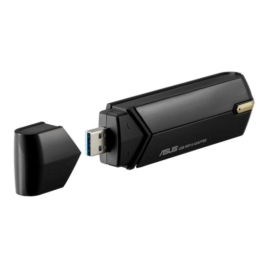 Wireless Adapter ASUS USB-AX56U Dual Band AX1800 WiFi 6 802.11ax, USB 3.2 Gen1 Wireless Adapter ASUS USB-AX56U Dual Band AX1800 WiFi 6 802.11ax, USB 3.2 Gen1