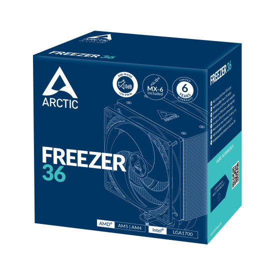 Охладител за процесор ARCTIC Freezer 36 - ACFRE00121A Охладител за процесор ARCTIC Freezer 36 - ACFRE00121A