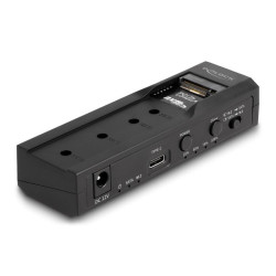 Delock USB Type-C Converter for 1 x M.2 NVMe SSD + 1 x SATA SSD / HDD with Clone Function Delock USB Type-C Converter for 1 x M.2 NVMe SSD + 1 x SATA SSD / HDD with Clone Function