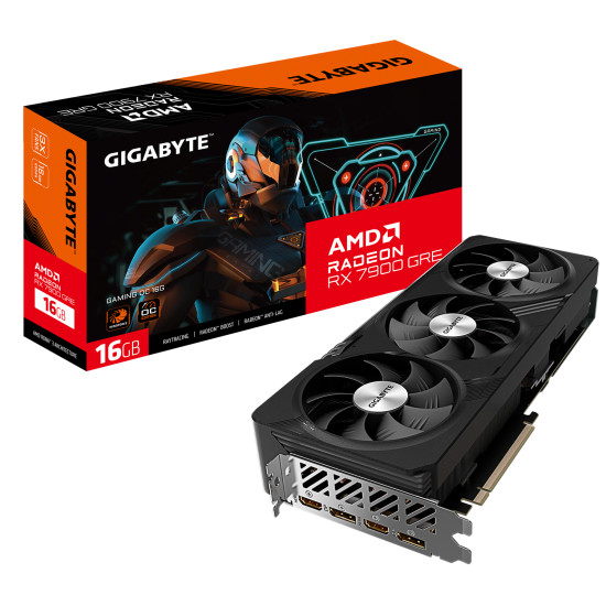 Видео карта GIGABYTE RX 7900 GRE GAMING OC Видео карта GIGABYTE RX 7900 GRE GAMING OC