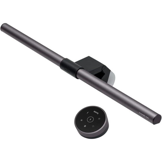 Лампа за четене за монитор BenQ CLIP ScreenBar Halo, 3 режима, Безжичен контролер Лампа за четене за монитор BenQ CLIP ScreenBar Halo, 3 режима, Безжичен контролер