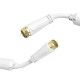 HAMA Коаксиален антенен кабел SAT, F-Plug - F-Plug, 1,5 m, 100 dB, 205251 HAMA Коаксиален антенен кабел SAT, F-Plug - F-Plug, 1,5 m, 100 dB, 205251